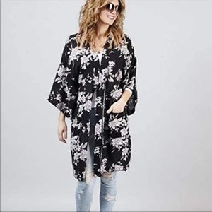 Spiritual Gangster floral kimono
